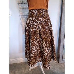 Jones New York Leopard Skirt